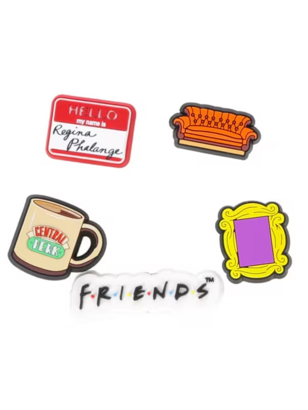 Crocs Jibbitz Charms Friends 5-Pack Shoe Charms